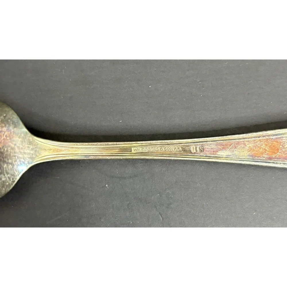 6 WM Rogers Mayfair Teaspoons Silverplate 1923 International Silver 6